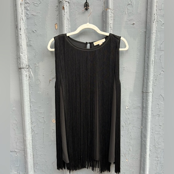 Michael Kors Fringe Blouse, size Large - Picture 10 of 10